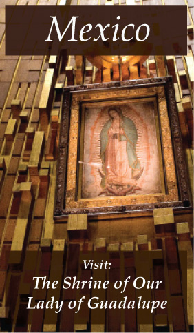 Our Lady of Guadalupe, Mexico itinerary