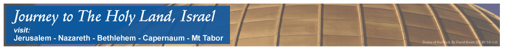 Israel Pilgrimage itinerary