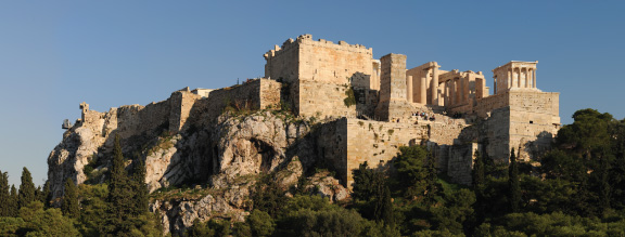 Acropolis, view from the Areopagus Hill