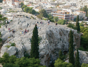 Areopagus, view from the Acroplois