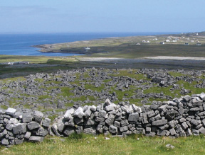 Inishmore from Dun Aengus