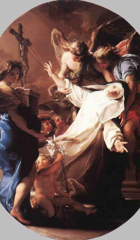 The Ecstasy of St Catherine of Siena by Pompeo Batoni 