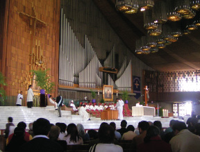 Interior of New Basilica