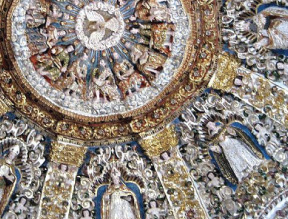 Ceiling Detail of The Basilica of Ocotlan