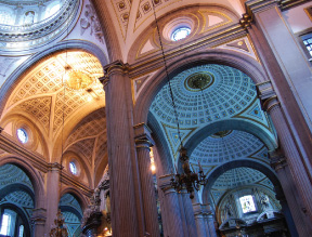 Interior of Cathedral of Puebla of the Angels