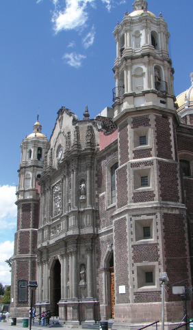 Exterior of the Old Basilica of Our Lady of Guadalupe