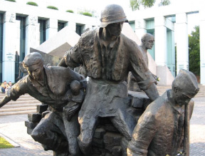 Detail, Uprising Monument, Warsaw
