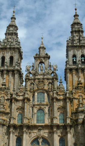 Detail, Cathedral of St. James, Santiago de Compostela